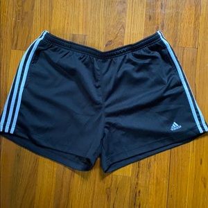 Black adidas shorts